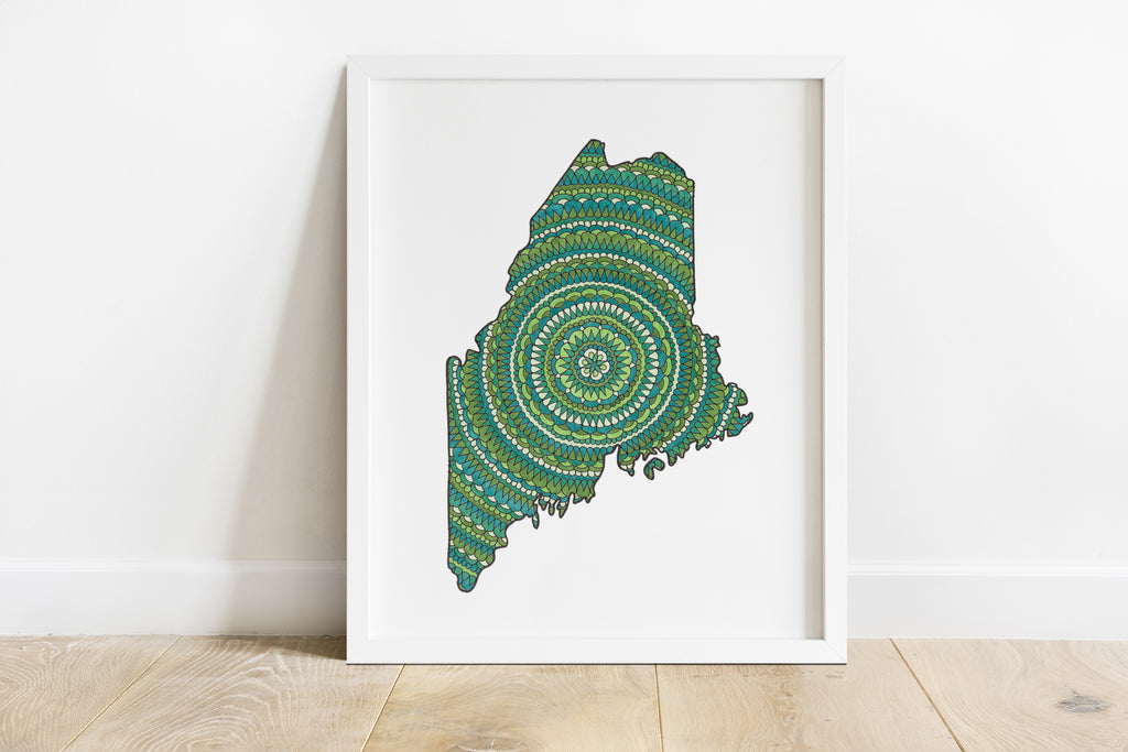 Evergreen Maine Mandala