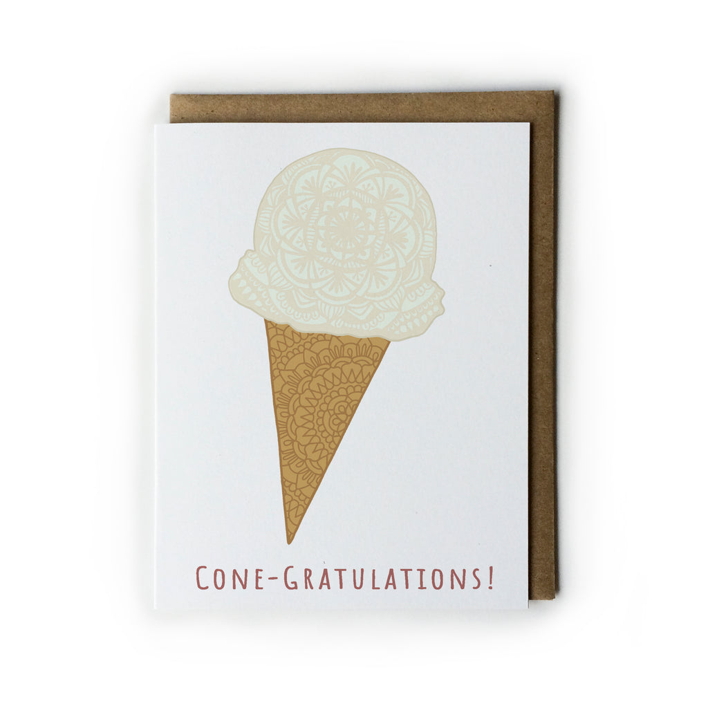CONE-gratulations Ice Cream