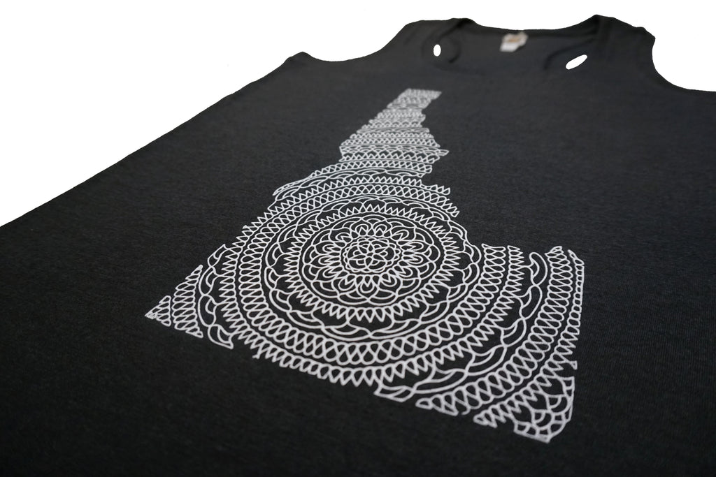 Idaho Mandala Tank - Black Frost