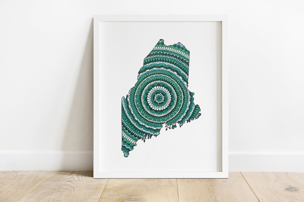 Moosehead Lake Maine Mandala