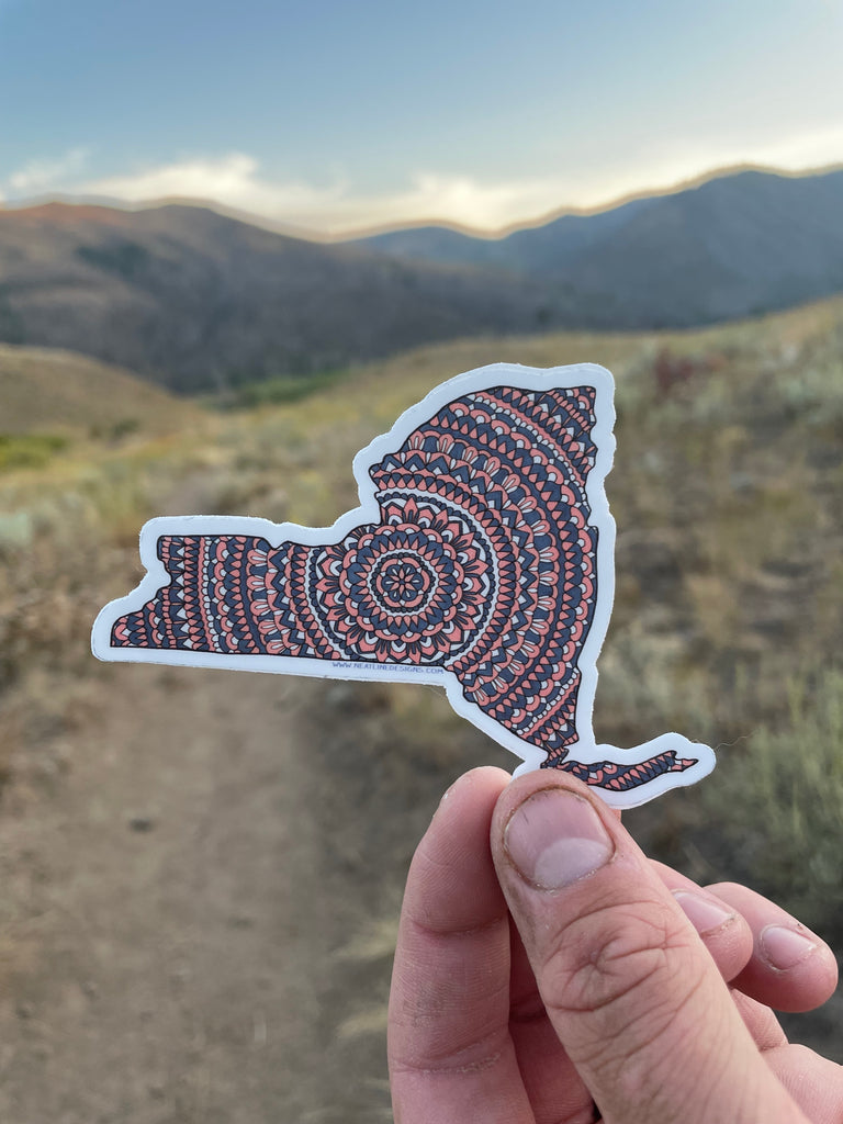 New York State Mandala Sticker