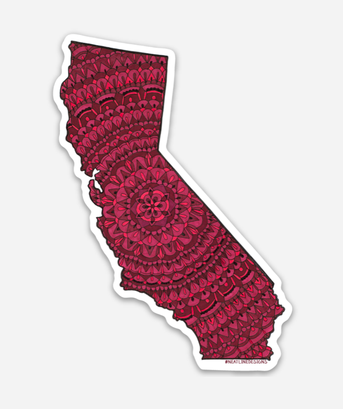 Reds California Sticker