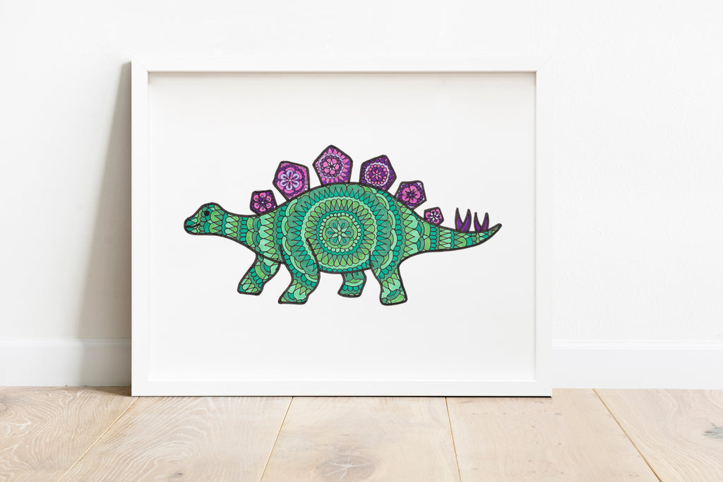 Stegosaurus Mandala