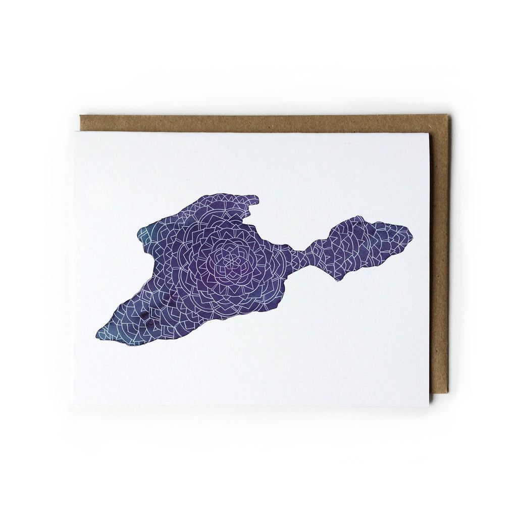 Purple Put-in-Bay Card