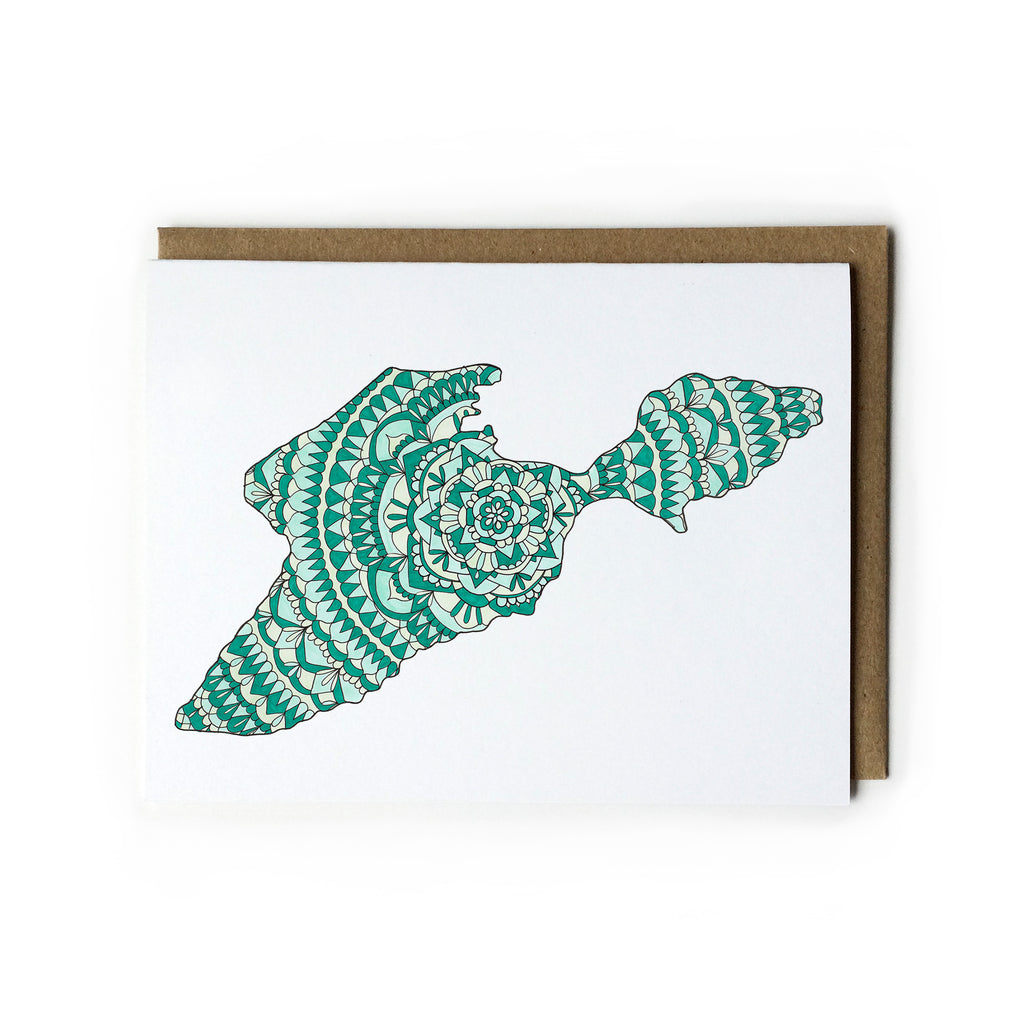 Seaglass Put-in-Bay Card